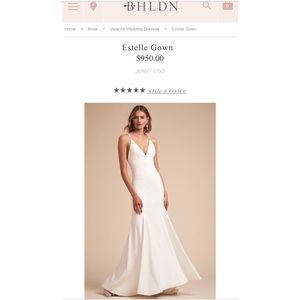 Estelle BHLDN wedding gown